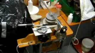 Telescope Mirror Grinding Demonstration [upl. by Sul]