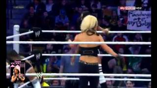 The Bella Twins amp Tamina Vs Naomi Cameron amp Kaitlyn SmackDown 120413 [upl. by Viens353]