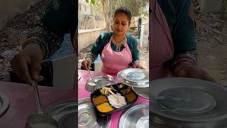 हीरोइन जैसी भाभी की 100 रुपये वाली Special Thali 😍❤️ shorts trending viralvideo [upl. by Rotceh]