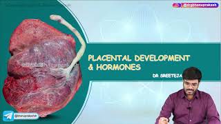 Placental Development amp Hormones  Obstetrics and Gynaecology Lecture [upl. by Soiritos807]