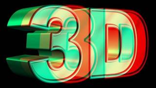 HIGH QUALITY 3D VIDEO 3 red and cyan Blue Glasses [upl. by Shelagh]