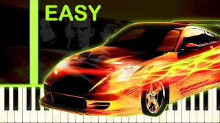 Tokyo Drift  Teriyaki Boyz  EASY Piano Tutorial [upl. by Euf]