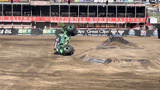 Monster Jam Salinas 2023 Grave Digger Freestyle [upl. by Llerrut266]