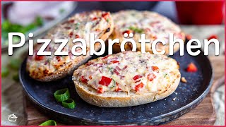 Leckere Pizzabrötchen mit Schmand  einfach amp schnell  REZEPT  eatde [upl. by Kloman978]