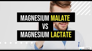 Magnesium Malate VS Magnesium Lactate [upl. by Nahttam]