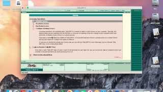 How to install Tally ERP9 on MAC Book [upl. by Westmoreland]