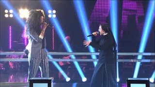 The Voice IT  Serie 2  Battle 1  Suor Cristina Scuccia Vs Luna Palumbo [upl. by Eseerahs680]