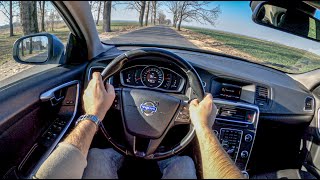 Volvo S60 II 2014  POV Test Drive 470 Joe Black [upl. by Celle]