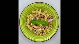 PASTA CON STRACCHINO SPECK E NOCI  Ricetta facile e veloce con pochi ingredienti e buonissima [upl. by Ilam]