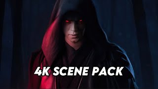 Anakin Skywalker Scene Pack with CC  for Edits [upl. by Mccutcheon704]