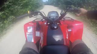 Suzuki KingQuad 400 FSi riding the Trails of New Hampshire [upl. by Mylo]