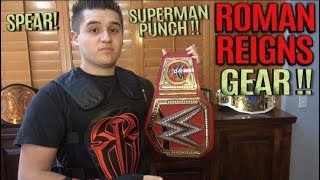 ROMAN REIGNS WWE GEAR amp ANOTHER SUPERMAN PUNCH amp SPEAR TO MY BROTHER [upl. by Ttegdirb]