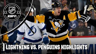 Tampa Bay Lightning vs Pittsburgh Penguins  Full Game Highlights  NHL on ESPN [upl. by Wagoner]