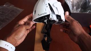 Overade Plixi Folding Bike Helmet White Unboxing [upl. by Eilata]