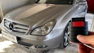 Mercedes CLS C219 2007 OBD Port Locatin [upl. by Ybok]