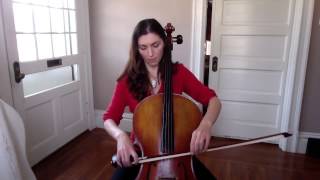 How to Practice Staccato on the Cello  Lesson 12 [upl. by Jehial]