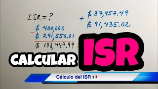 Cómo Calcular el ISR Impuesto Sobre la Renta Bien fácil y Rápido [upl. by Nicky110]