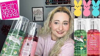 NEW AT BATH amp BODY WORKS DAFFODIL DAYDREAMS amp TUTTI FRUTTI CANDY FINE FRAGRANCE MISTS  REVIEW 🍭 [upl. by Eillit]