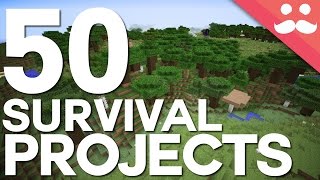 50 Projects For Your Minecraft Survival Worlds [upl. by Ewens]