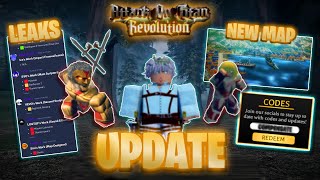 AOT Revolution New Update Brings CRAZY UPDATE 2 NEWS New Codes And Changes [upl. by Natsuj]