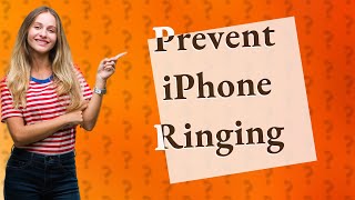 How do I stop my second iPhone from ringing [upl. by Sommer]