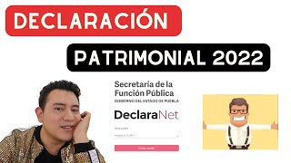 ¿CÓMO HACER COMO LA DECLARACIÓN PATRIMONIAL 2022 [upl. by Giffie535]