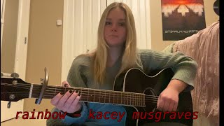 rainbow cover  kacey musgraves [upl. by Ilatan]