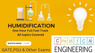 HUMIDIFICATIONMASS TRANSFER OPERATIONSFAST TRACK [upl. by Ofella]