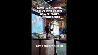 The manifestation story of celebrity photographer David Christopher Lee at the launch of Veel App [upl. by Guyer]