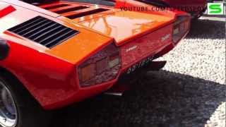 Lamborghini Countach LP 400 revving [upl. by Lacy885]