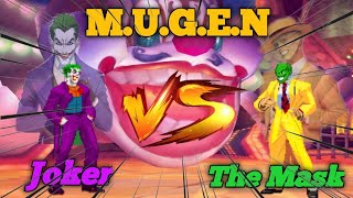 Joker DC vs The Mask Movie  MGS  Marvel vs DC Mugen Battle [upl. by Issak]