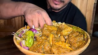 Eating delicious pork curry After long time mukbang  Kent’s vlog [upl. by Anialeh]