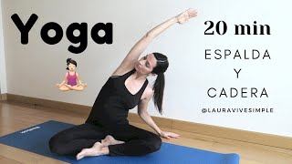 YOGA para EMBARAZADAS Y PRINCIPIANTES 🧘🏻‍♀️🤰🏻 LauraViveSimple [upl. by Aramac]