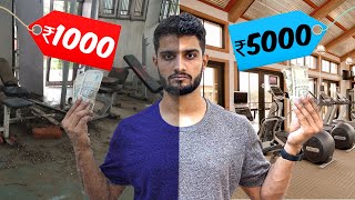 I Tried The Cheapest vs Most Expensive Gym  Hindi  INDIA [upl. by Ellebana417]