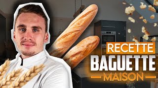 Faire sa Baguette Maison  Recette simple dun chef pour un Pain Français Inratable [upl. by Eimmak]