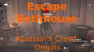 Escape the Bathhouse End of the Snake Assassin’s Creed Origins [upl. by Melva]