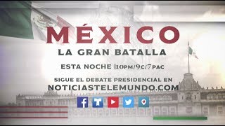 EN VIVO Tercer debate presidencial de los candidatos a la presidencia de México [upl. by Cleodel]