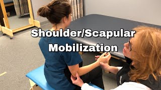 ShoulderScapular Mobilization  Occupational Therapy [upl. by Burnight]