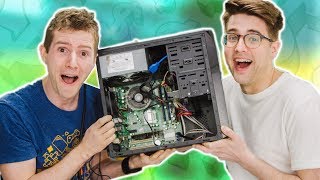 We Built the CHEAPEST PC on Amazon [upl. by Eeruhs169]