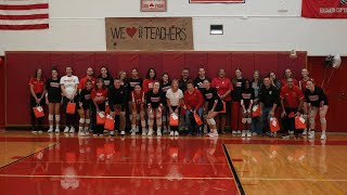 Girls Varsity Volleyball Baldwinsville VS West Genesee 9252024 Teacher Appreciation [upl. by Ansaev]