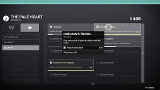 Lost Encryption Bit Locations for all 6 Cysts ONE MANS TRASH Triumph  Destiny 2 [upl. by Cirde]