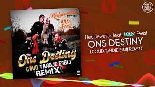 Heddewellus feat 100 Feest  Ons Destiny Goud Tandje Erbij Remix  Hardstyle Carnaval 2024 [upl. by Woodson]