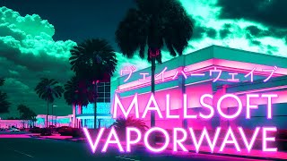 Echoes of the Neon Mall Mallsoft Vaporwave Mix  Relaxing Working Studying Sleeping [upl. by Ramsdell]