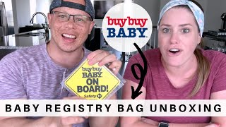 BuyBuy Baby Registry Gift Bag  Welcome Bag 2020 Unboxing  FREE Baby Products [upl. by Enajaras669]