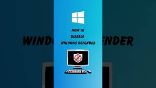 How To Disable Windows Defender windowstutorials [upl. by Yvonner738]