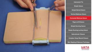 Suture Techniques Course Video [upl. by Alvita]