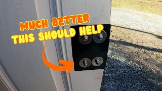 Update on the Shed Bar Latch  Shed Security [upl. by Carvey]