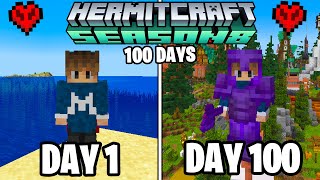 I Survived 100 Days in HARDCORE Minecraft Heres What Happened [upl. by Anej]