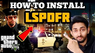 HOW TO INSTALL LSPDFR IN GTA 5 2023  BECOME POLICE IN GTA 5  GTA 5 Mods 2023 HindiUrdu  THE NOOB [upl. by Tenaj]