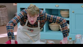 James Acaster on The Great Celebrity SU2C Bake Off  Series 2 Episode 2 [upl. by Ynnhoj837]